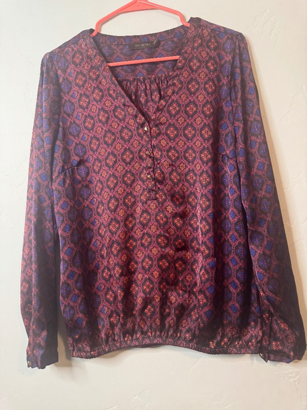 The Limited Multicolor Flowy Blouse, Size L